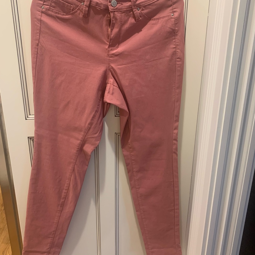 YMI Women's Dusty Rose Skinny Jeans